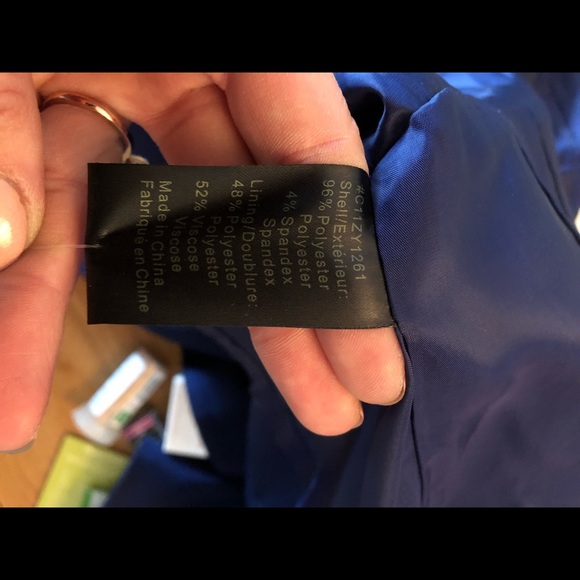 Sandra Angelozzi Dress & Suit Jacket Blue - Picture 6 of 7